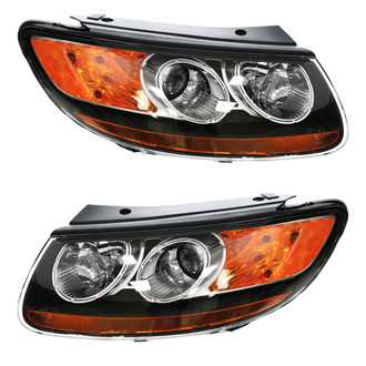 TRQ® - Driver and Passenger Side Replacement Headlights