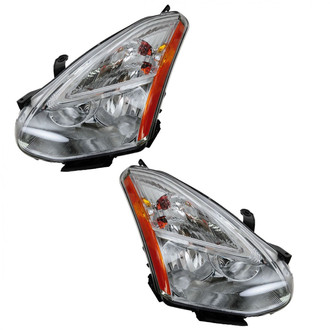 TRQ® - Driver and Passenger Side Replacement Headlights