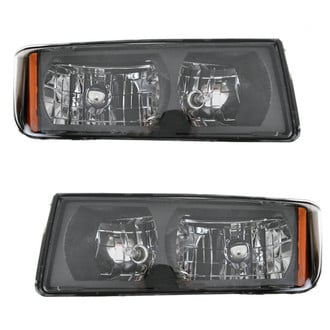 TRQ® - Driver and Passenger Side Replacement Headlights
