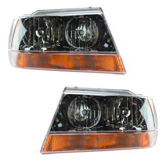TRQ® - Driver and Passenger Side Replacement Headlights