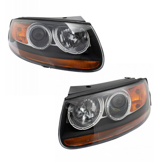 TRQ® - Driver and Passenger Side Replacement Headlights