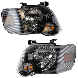 TRQ® - Driver and Passenger Side Replacement Headlights