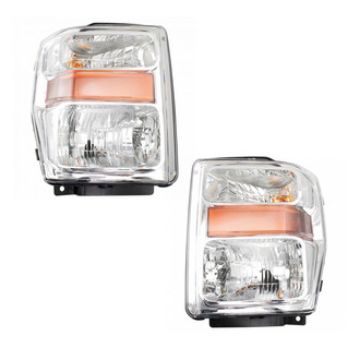 TRQ® - Driver and Passenger Side Replacement Headlights