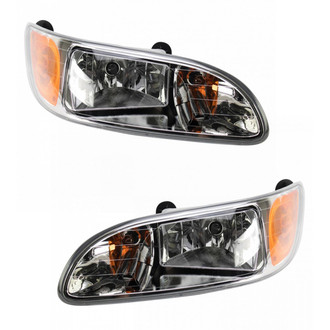 TRQ® - Driver and Passenger Side Replacement Headlights