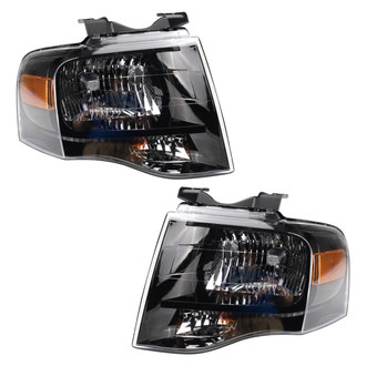 TRQ® - Driver and Passenger Side Replacement Headlights