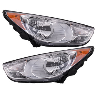 TRQ® - Driver and Passenger Side Replacement Headlights