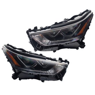TRQ® - Driver and Passenger Side Replacement Headlights