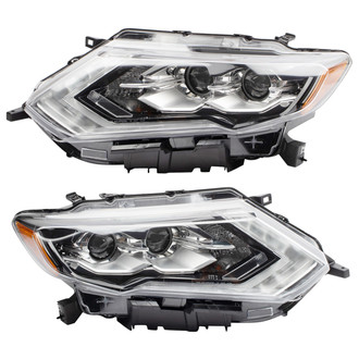 TRQ® - Driver and Passenger Side Replacement Headlights