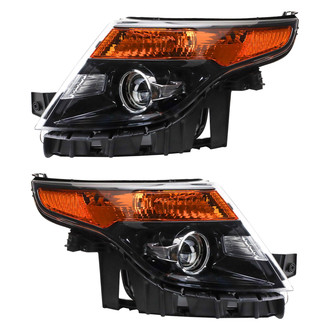 TRQ® - Driver and Passenger Side Replacement Headlights
