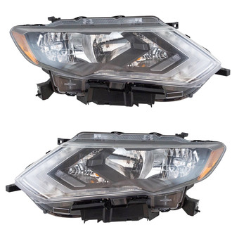 TRQ® - Driver and Passenger Side Replacement Headlights