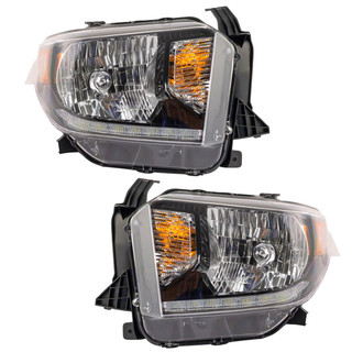 TRQ® - Driver and Passenger Side Replacement Headlights