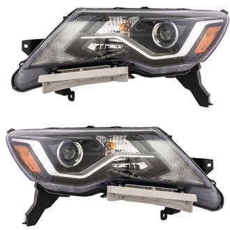 TRQ® - Driver and Passenger Side Replacement Headlights