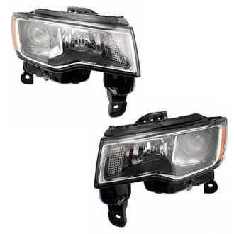 TRQ® - Driver and Passenger Side Replacement Headlights
