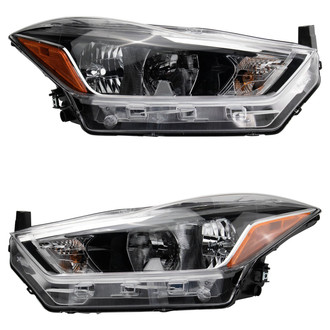 TRQ® - Driver and Passenger Side Replacement Headlights