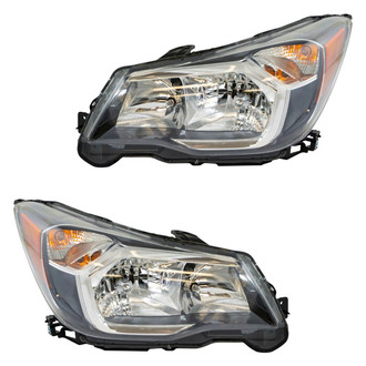 TRQ® - Driver and Passenger Side Replacement Headlights