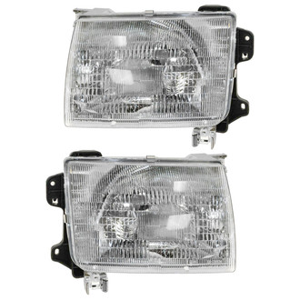 TRQ® - Driver and Passenger Side Replacement Headlights
