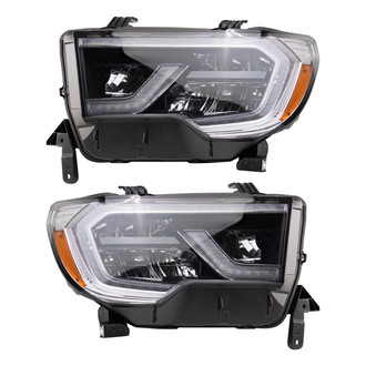 TRQ® - Driver and Passenger Side Replacement Headlights