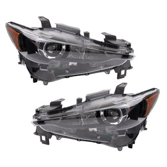 TRQ® - Driver and Passenger Side Replacement Headlights