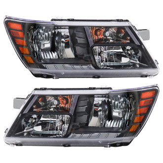 TRQ® - Driver and Passenger Side Replacement Headlights