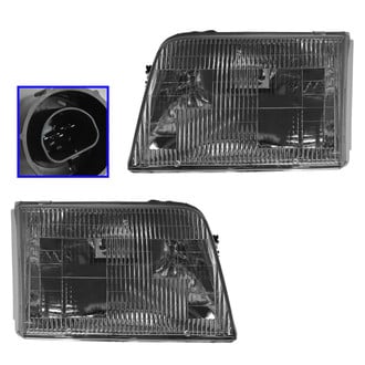 TRQ® - Driver and Passenger Side Replacement Headlights