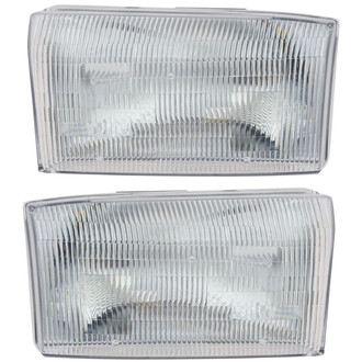 TRQ® - Driver and Passenger Side Replacement Headlights