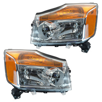TRQ® - Driver and Passenger Side Replacement Headlights