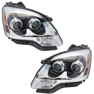 TRQ® - Driver and Passenger Side Replacement Headlights