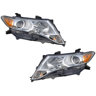 TRQ® - Driver and Passenger Side Replacement Headlights