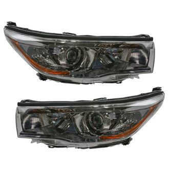 TRQ® - Driver and Passenger Side Replacement Headlights