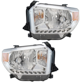 TRQ® - Driver and Passenger Side Replacement Headlights