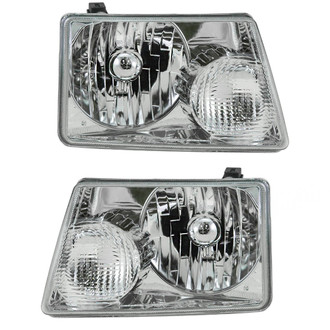 TRQ® - Driver and Passenger Side Replacement Headlights