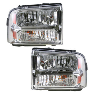 TRQ® - Driver and Passenger Side Replacement Headlights