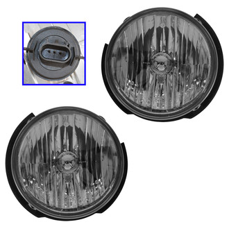 TRQ® - Driver and Passenger Side Replacement Headlights