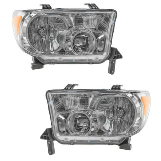 TRQ® - Driver and Passenger Side Replacement Headlights