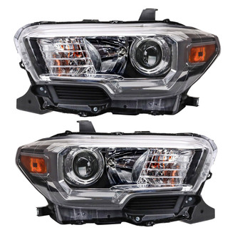 TRQ® - Driver and Passenger Side Replacement Headlights