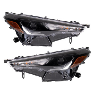 TRQ® - Driver and Passenger Side Replacement Headlights