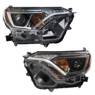 TRQ® - Driver and Passenger Side Replacement Headlights
