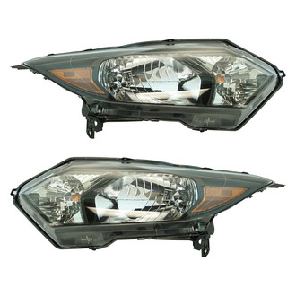 TRQ® - Driver and Passenger Side Replacement Headlights
