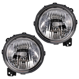 TRQ® - Driver and Passenger Side Replacement Headlights