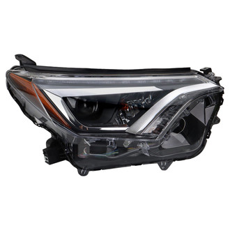 TRQ® - Passenger Side Replacement Headlight