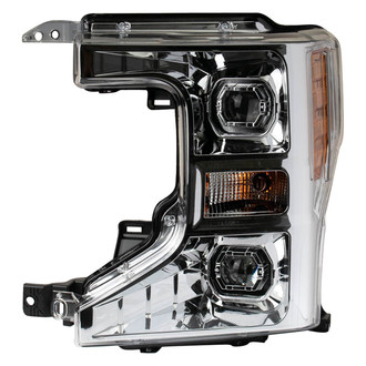 TRQ® - Driver Side Chrome Projector Headlight
