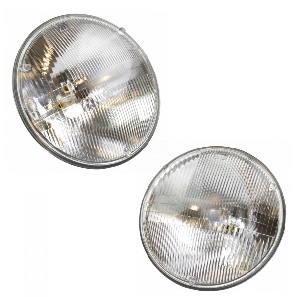 TRQ® - 7" Round Chrome Factory Style Headlights
