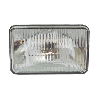 TRQ® - 4x6" Rectangular Chrome Factory Style Headlight (H4651, 165mm)
