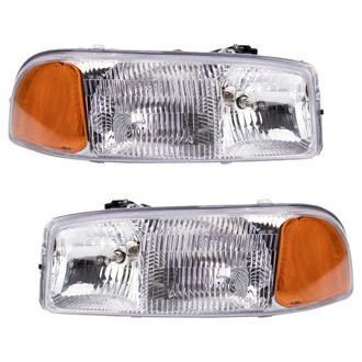 TRQ® - Driver and Passenger Side Replacement Headlights