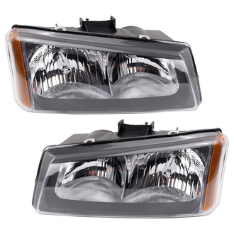 TRQ® - Driver and Passenger Side Replacement Headlights