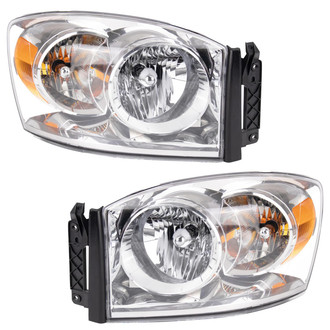 TRQ® - Driver and Passenger Side Replacement Headlights