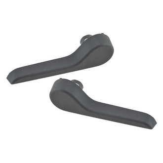 TRQ® - Front Seat Back Recliner Adjustment Handle Set, Ebony