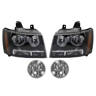 TRQ® - Driver and Passenger Side Replacement Headlights