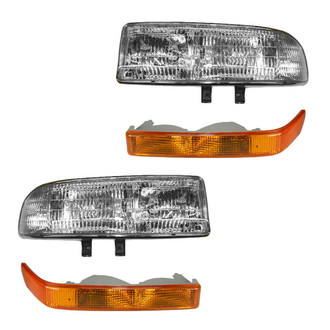 TRQ® - Driver and Passenger Side Replacement Headlights