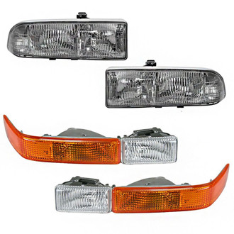 TRQ® - Driver and Passenger Side Replacement Headlights